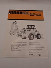 Case Backhoe for W14 Loader Spec Sheet