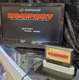 Lot of 7 Famicom Games (Image Fight, Rampart, Mad City, Devil Man, +)