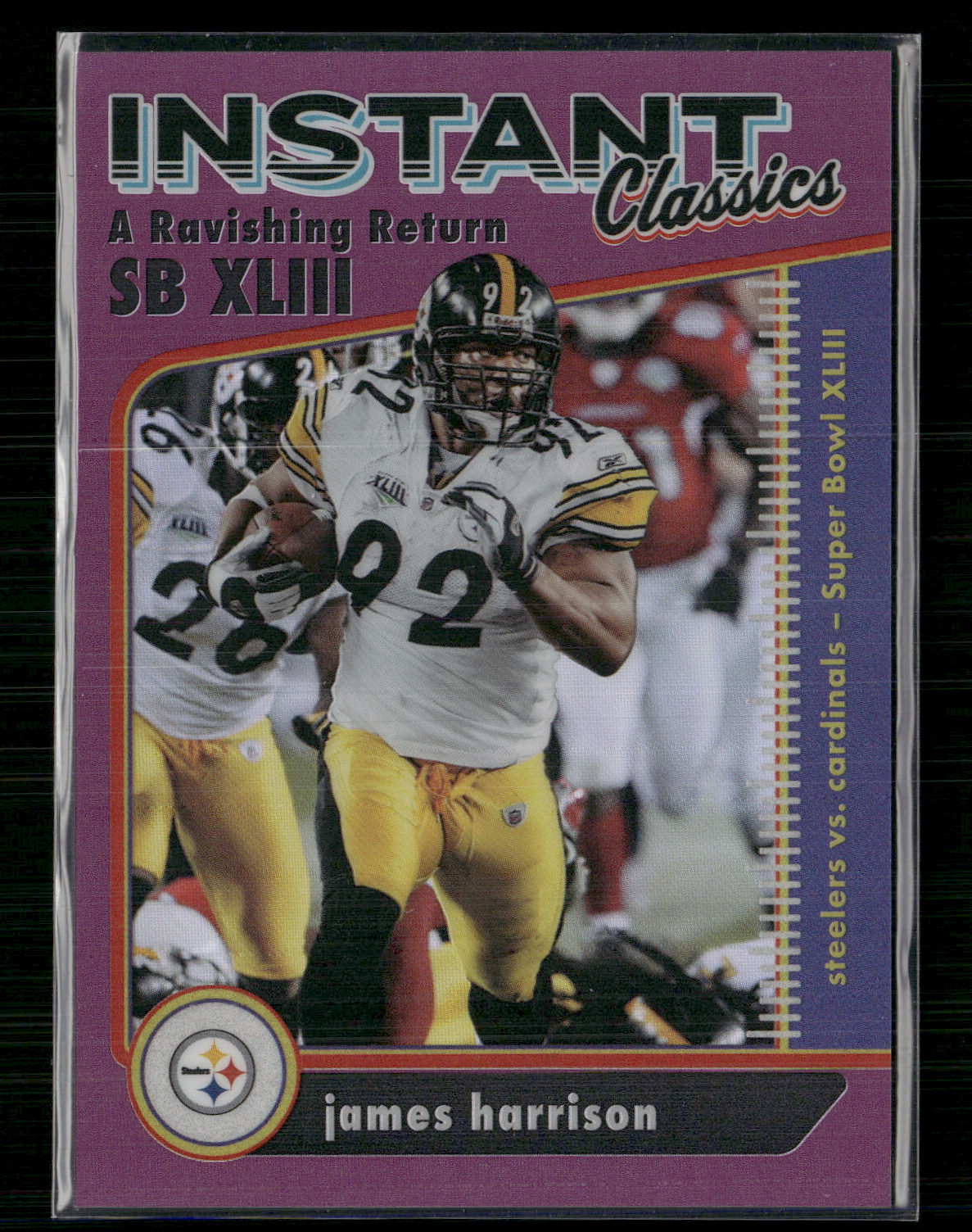 2022 Panini Classics - Instant Classics James Harrison #IC-7 Purple /35