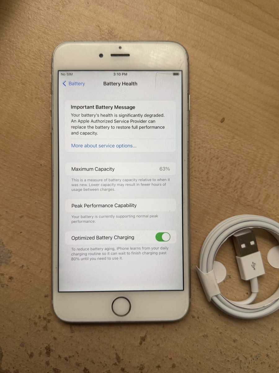 Apple iPhone 6s Plus - 128GB - Space Gray (Unlocked) - LOW BATTERY