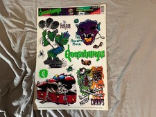 Goosebumps Window Cling By Color Clings Vintage 1990s