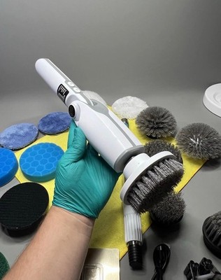 Elektrische Spin Scrubber Reinigungsbürste 52 Zoll langer Arm leistungsstark leicht einfach