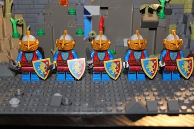 LEGO Lion Knights Castle Kings knights Pack Of 5