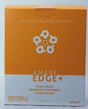 Amare Global Edge+ MANGO, 30 Sticks/Servings - New/Sealed! Exp 08/2026 🔥🔥
