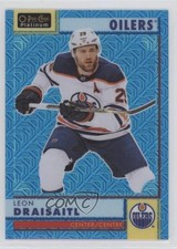 2022-23 O-Pee-Chee Platinum Retro Blue Traxx 147/199 Leon Draisaitl #R-3 0u96