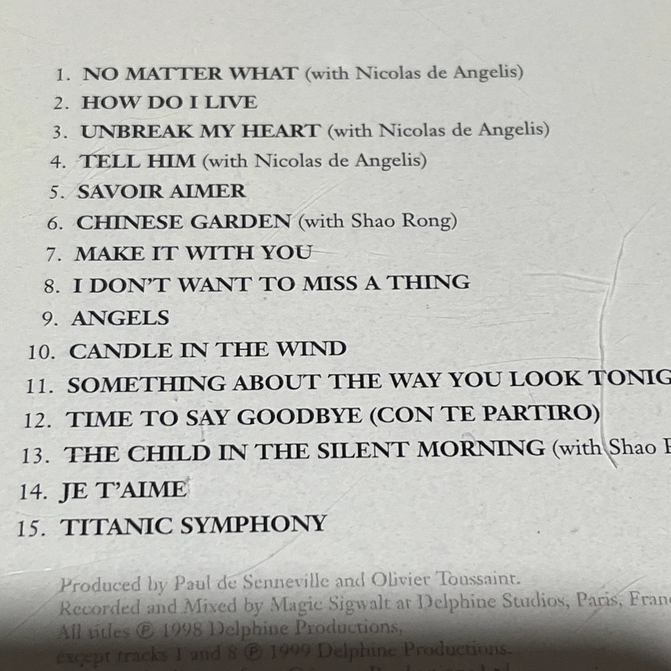 Richard Clayderman – ... With Love CD Classical Easy Listening - Image 4 of 4