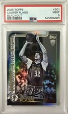 2025-26 Topps Cooper Flagg BLACKOUT Target Only Rookie Card RC PSA 9 Mint SSP
