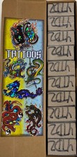 300 Filled Dragon Tattoos Vending Machine Trading Folders 3''x 4.5'' Flat Media