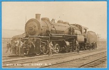 Sidney, NY, Railroad Locomotive #1603, May 3rd, 1910 Real Photo RPPC Postcard Sidney, NY, Railroad Locomotive #1603, May 3rd, 1910 Real Photo RPPC Postcard