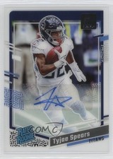 2023 Panini Clearly Donruss Auto Tyjae Spears #88 Auto 1qr7