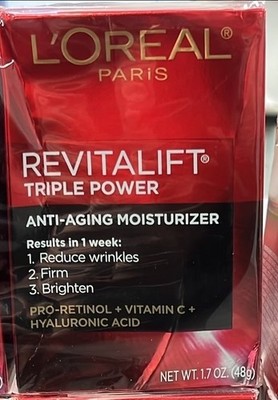 L'Oreal Revitalift Triple Power Anti-Aging Moisturize 1.7 oz / 48 g