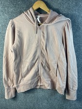 Daily Practice Anthropologie Full Zip Sweater Woman's Small Pink Cotton