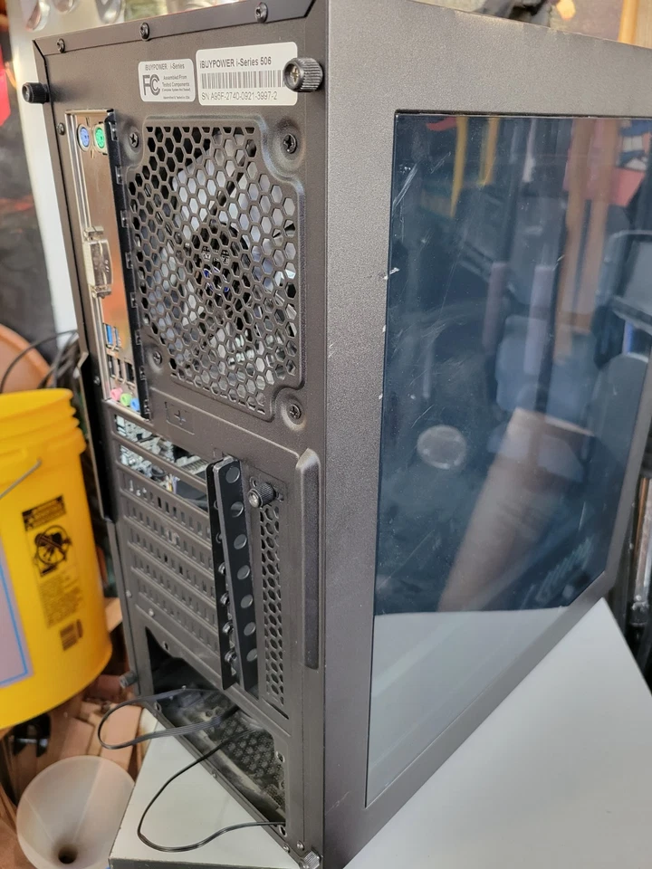 RAIDMAX ALPHA-WLB Black Steel / Plastic. ASROCK H110M-DGS Intel Core i5-7500 3.4 - Image 4 of 4