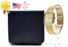 Vintage [ Near MINT ] SEIKO Dolce 5E31-5A90 Diamond Gold Dial Quartz Men's JAPAN