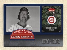 2006 Fleer Greats of the Game Cubs Greats Bruce Sutter