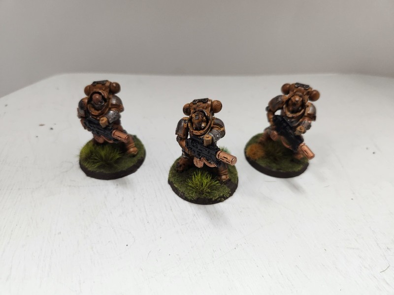 Warhammer 40000 40K Space Marines Indomitus Eradicators x3 good cond 6326 A