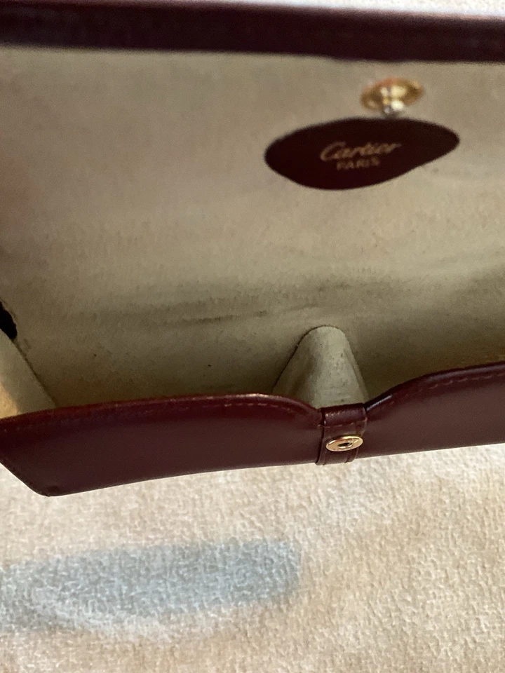 Cartier подлинный солнцезащитные очки жесткий чехол очки аксессуар - Изображение 3 из 4