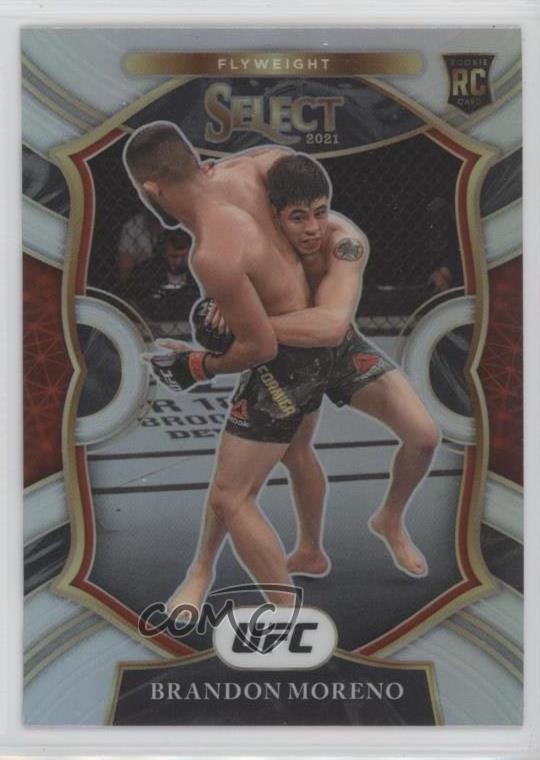 2021 Panini Select UFC Concourse Silver Prizm Brandon Moreno #96 1dl2