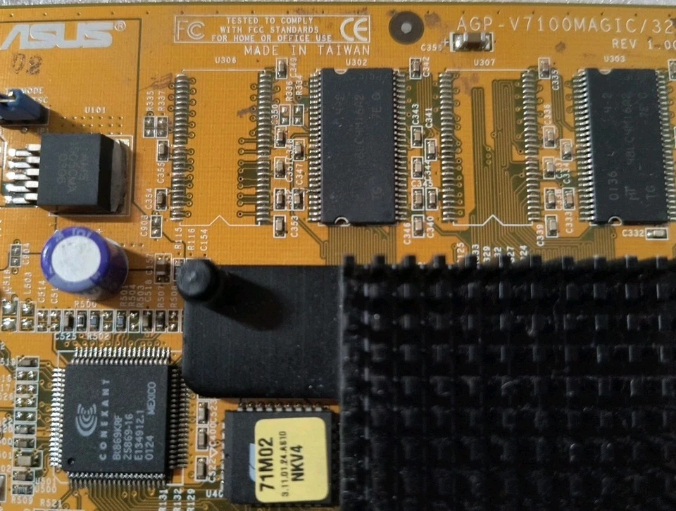 ASUS AGP-V7100MAGIC;32M NVIDIA GEFORCE2 MX AGP VIDEO CARD VGA COMP SVID MXB171 - Image 2 of 4