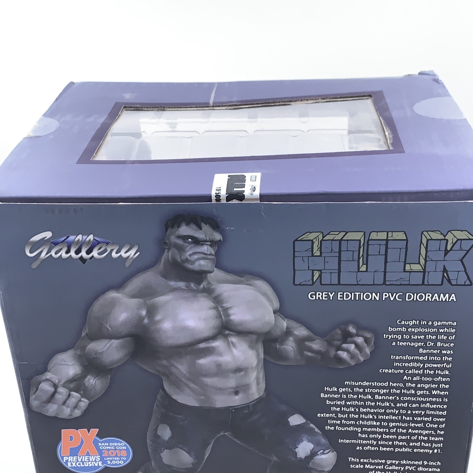hulk grey edition pvc diorama