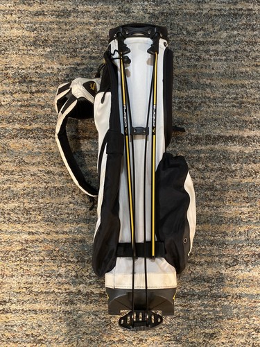 King Cobra Stand Cart Hybrid Golf Bag, Yellow Black White, 7 Way - Picture 2 of 4
