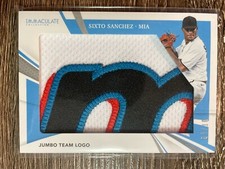 SIXTO SANCHEZ 2021 Panini Immaculate Collection Jumbo Jerseys Team Logo #07/10