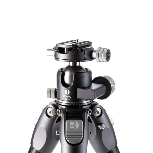 Benro Tortoise Columnless Three Series 5-Section CF Tripod with GX35 Ball Head - Picture 7 of 10