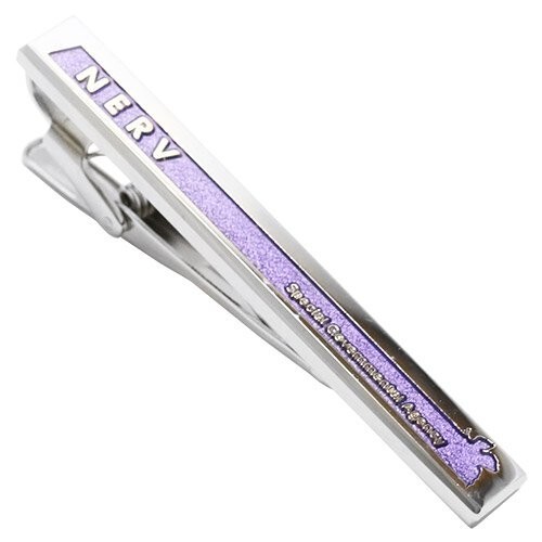 Neon Genesis EVANGELION Tie Necktie Pins Limited Approx 56mm x 6.5mm Purple Gift - Picture 1 of 5