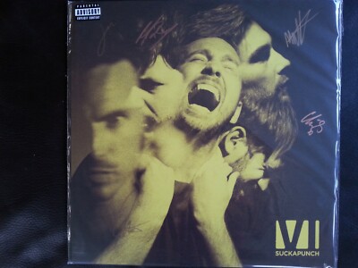 You Me At Six - Suckapunch LTD ED Signed Transparent Green Vinyl LP....Brand New