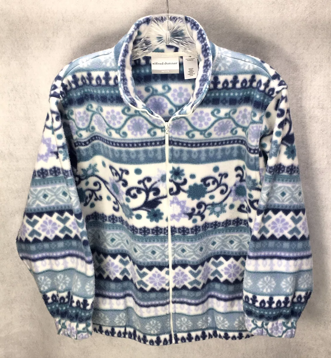 Alfred dunner top fleece sweatshirts