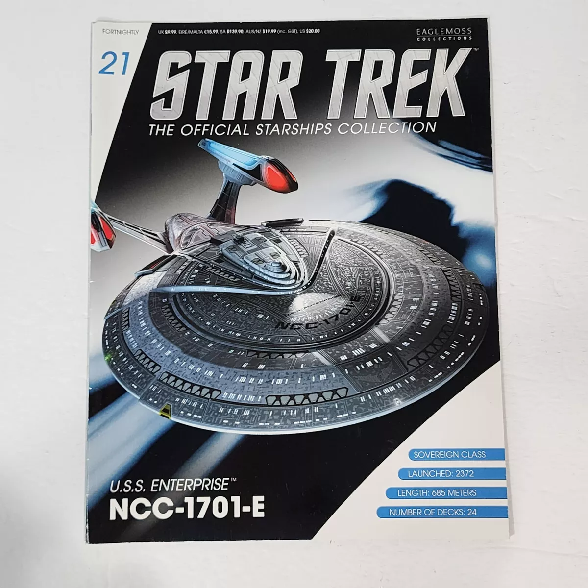 Star Trek Starship Collection USS Enterprise NCC-1701-E Magazine #21 Eaglemoss