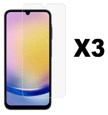 #ad #ad 3 Pack Tempered Glass Protector Anti Scratch for Samsung Galaxy A25 5G $7.99