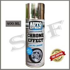 Chrome Effect Spray Paint Aerosol Can Auto Extreme Car Van Bike 400ML 9955 1PC