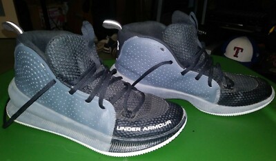 Under Armour Jet Basketball Shoes Black/Gray Size Good