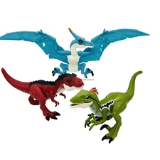 Zuru Robo Alive Dino Action Lot of 3 Dinosaurs