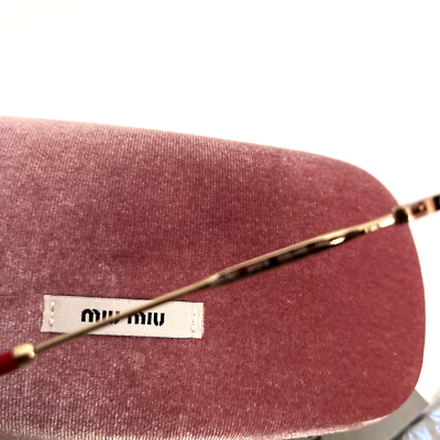 Miu Miu Evolution Rhinestone Rimless Round Sunglasses New in Case Original $500 MIU MIU Evolution Rhinestone  main image 3