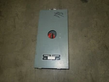 GE TF225D NEMA 12 Circuit Breaker Enclosure w/ Breaker 70A-225A 3p 600V Max Used