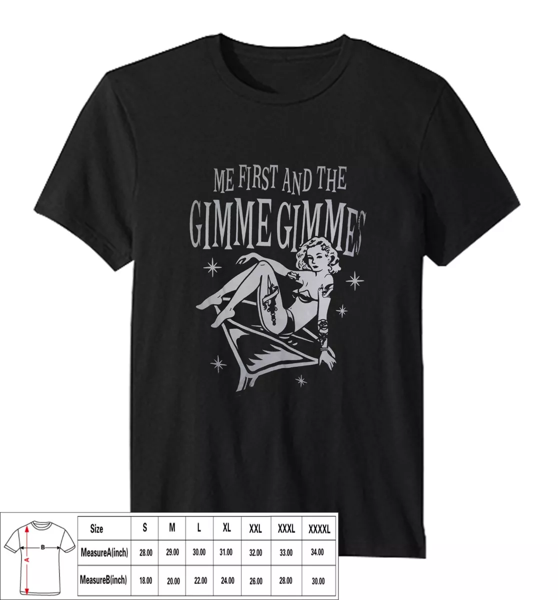 Me first and the 2025 gimme gimmes t shirt