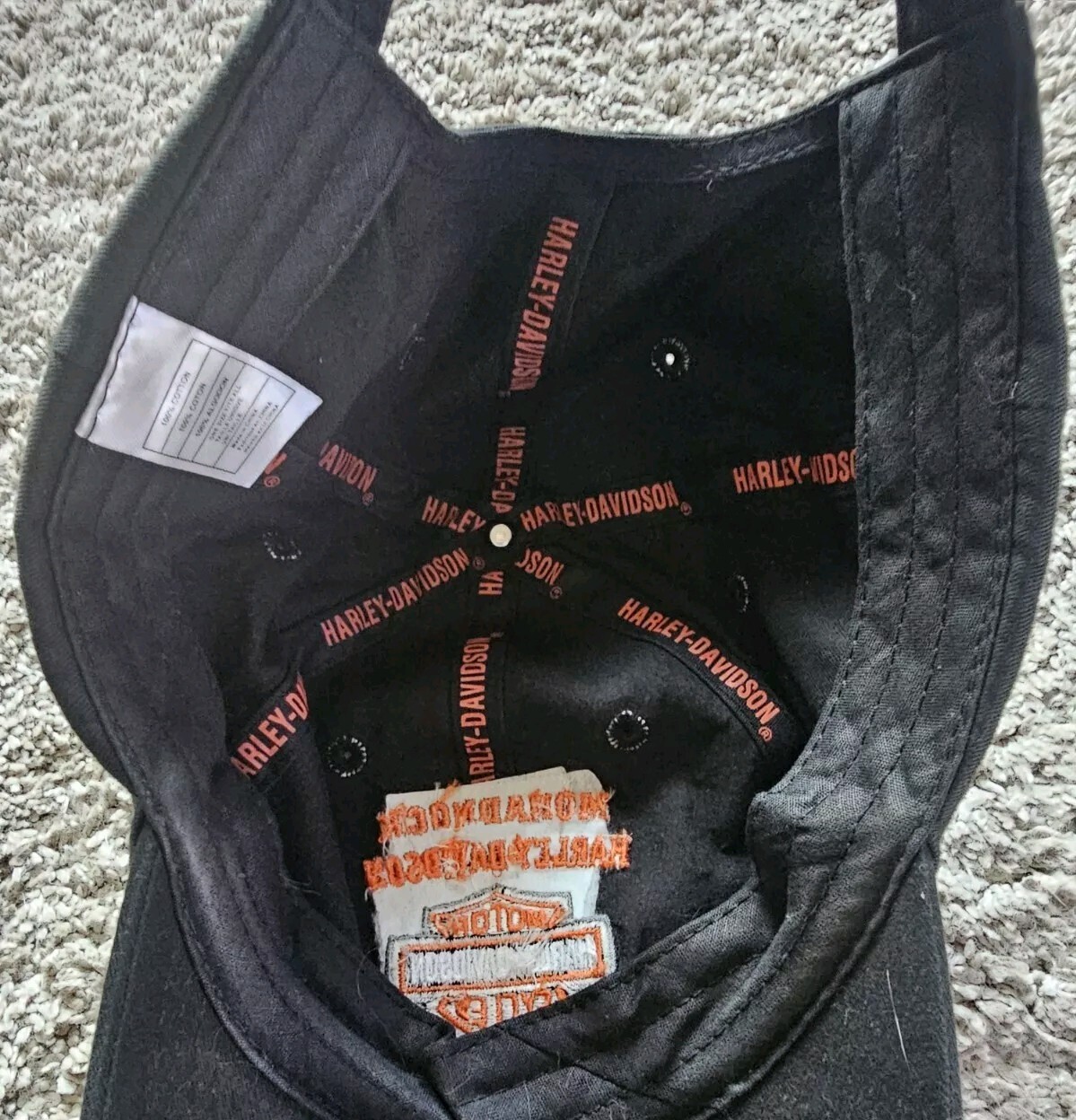 Cappello da baseball regolabile Monadnock Harley Davidson Motorcycles Keene NH Dealer