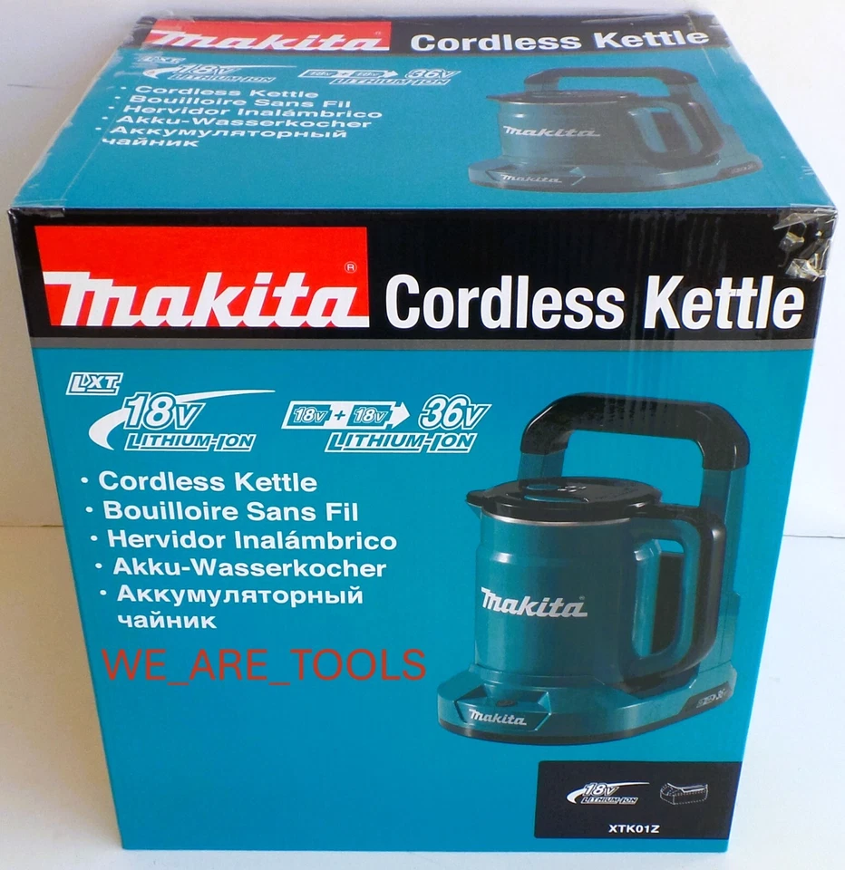 NEW IN BOX Makita XTK01Z 36V (18V X2) LXT Cordless Kettle, Hot Water Tool Only - Image 2 of 4