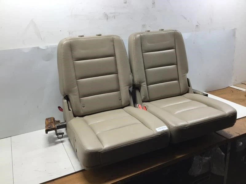 Ford Freestyle 2005 tercera fila asiento lateral izquierdo y derecho cuero guijarro OEM+ Foto 3 de 4