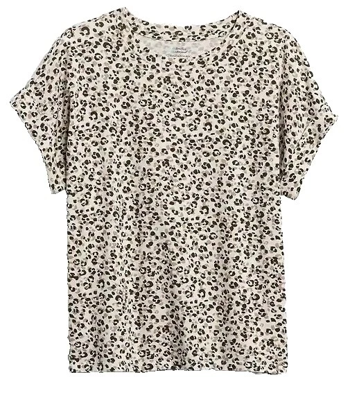 Camisetas Estampado Animal Banana Republic para Mujeres