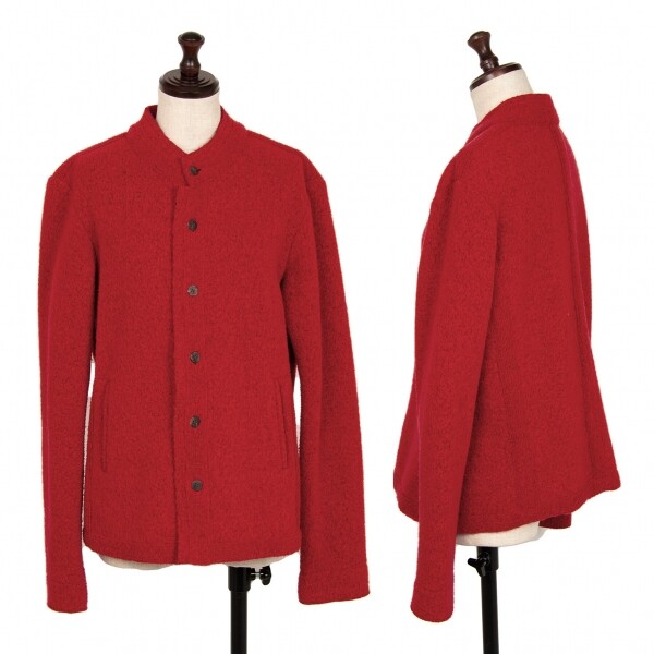 ISSEY MIYAKE HaaT Compressed Wool Stand Collar Jacket Size 3 ISSEY MIYAKE HaaT Compressed Wool Stand Collar Jacket Size 3