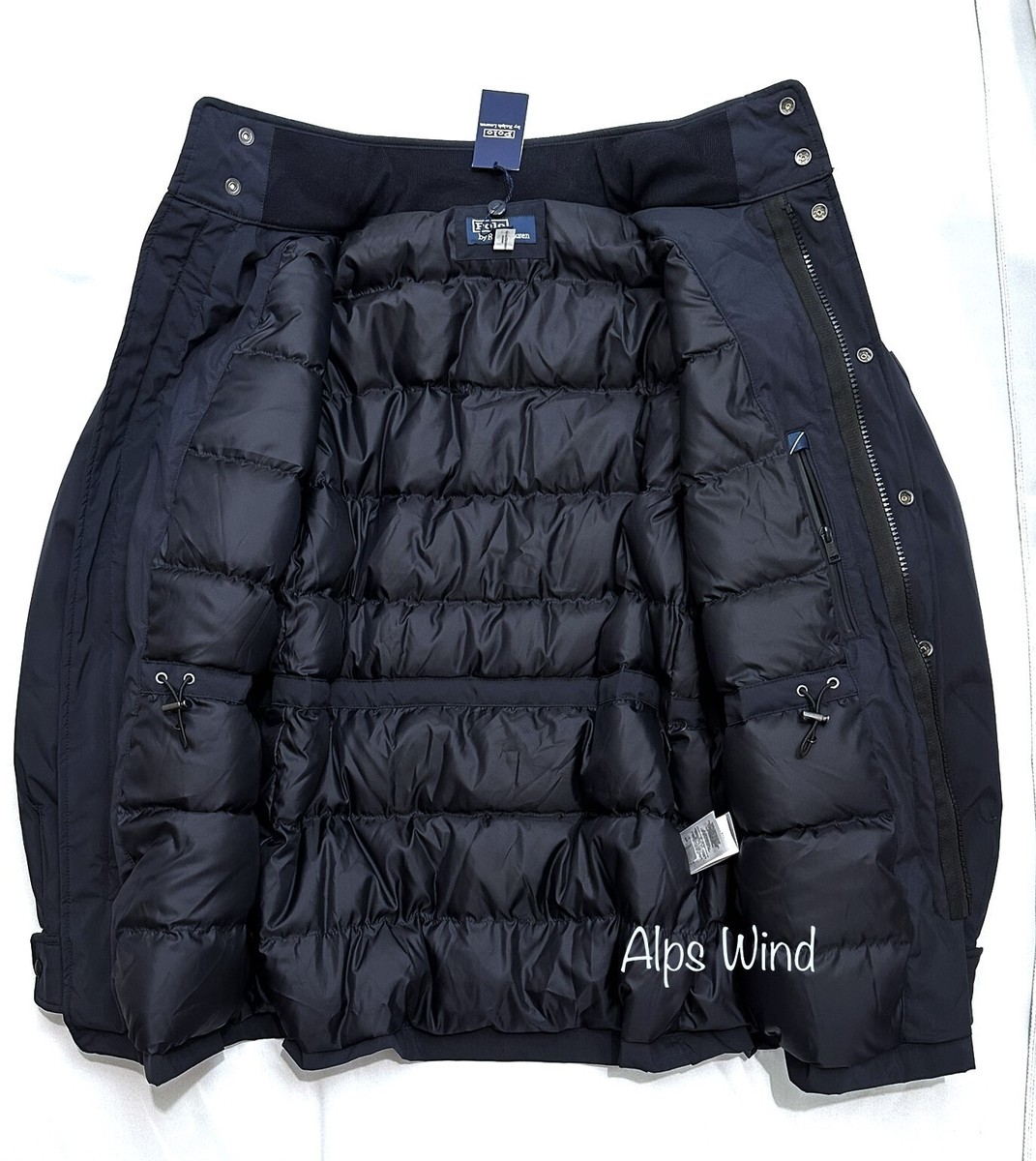 POLO RALPH LAUREN フィールドジャケット フルジップ&ボタン Polo Ralph Lauren Men's Multi Pocket Down Field Jacket Navy
