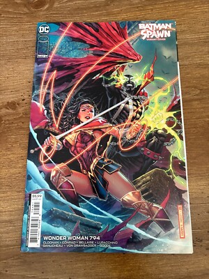 Wonder Woman # 794 NM Variant Cover DC Comic Book Batman Spawn 2 J303