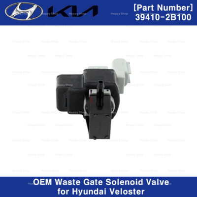 Turbocharger Wastegate Solenoid Valve For Hyundai Elantra, Veloster, Kia Soul, Forte5 1.6L Turbo (OE 39410-2B100)