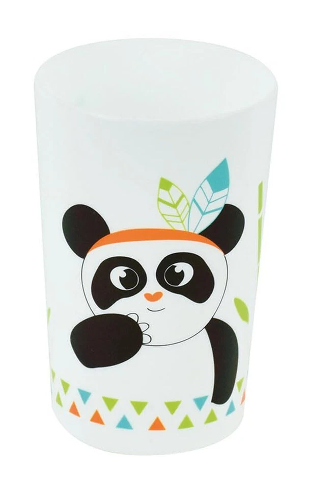 005672 Indian Panda Essens-Set für Kinder mikrowellengeeignet mit Teller Schü... - Bild 4 von 4
