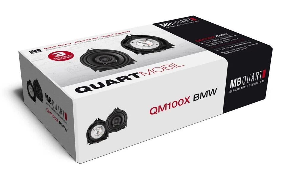 MB QUART BMW 4" Custom Fit Door Speakers for BMW 1 series E81 E82 E87 E88 - Image 4 of 4