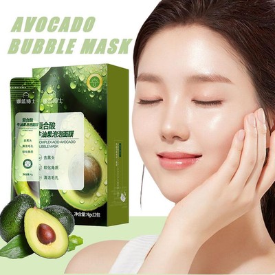 Avocado Blasenmaske, Tiefenreinigung Essenz Schlamm Maske, D4P6 Mitesser Entfernung g6kj
