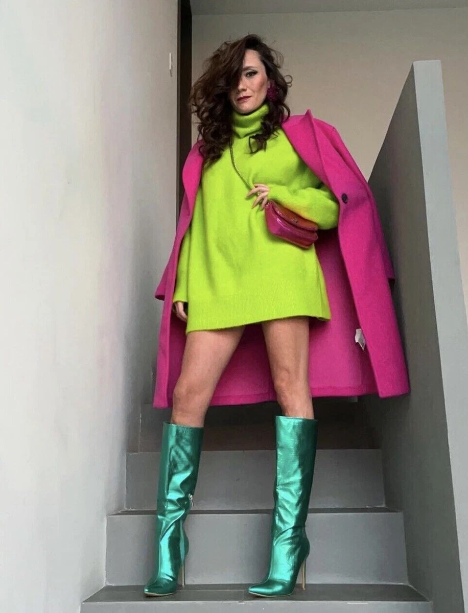 Zara sales neon jumper